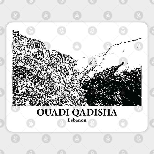 Ouadi Qadisha - Lebanon Magnet by Lakeric
